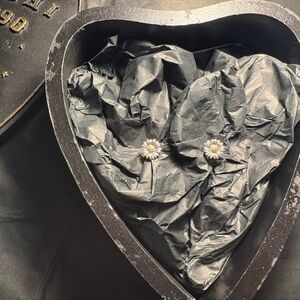 Silver and Gold Daisy Stud Earrings